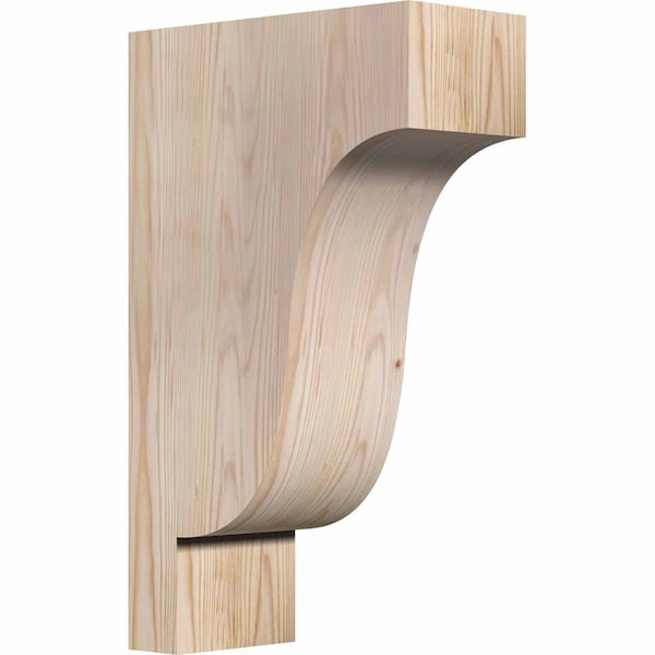 Ekena Millwork Newport Smooth Corbel, Douglas Fir, 5 1/2"W x 12"D x 20"H COR06X12X20NEW00SDF - main